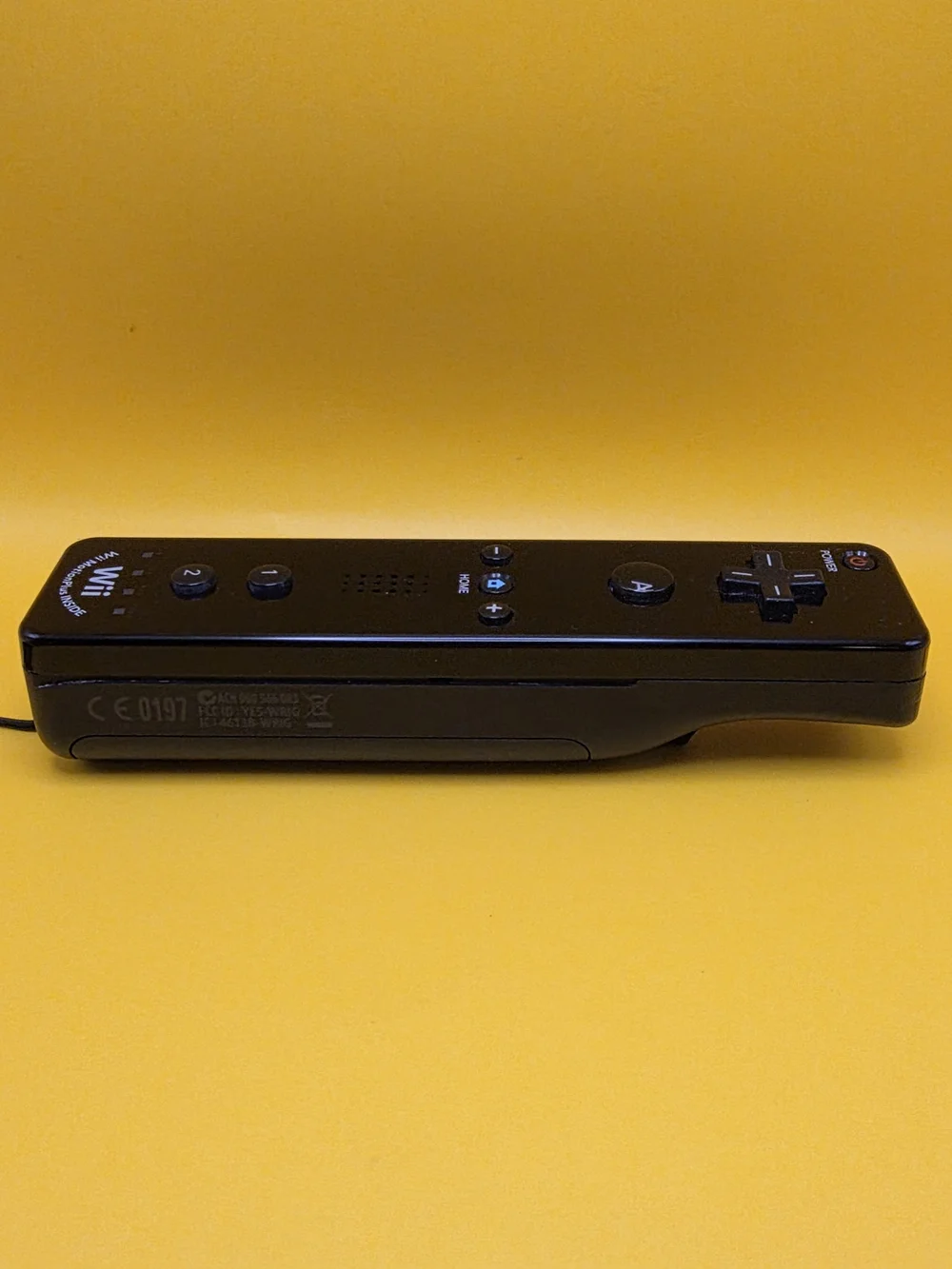 Black Wii MotionPlus Remote (RVL-036) + Jacket - TESTED and WORKING!